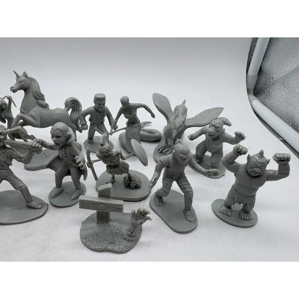SCS Direct Fantasy Creatures Mini Figure Lot Monster Dragon Wizard Mummy Unicorn